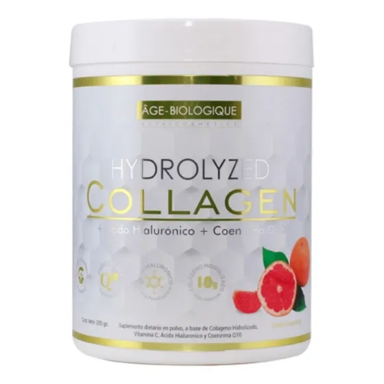 Colageno Hydrolizado Ac Hialuronico Q10 Vit C Age Biologique
