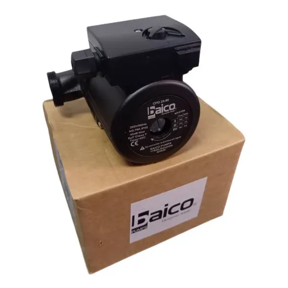 Bomba Recirculadora Silenciosas Marca Baico Modelo Cpd 25-80