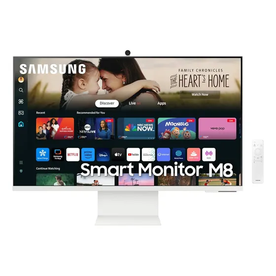 Monitor Samsung 4k 32inch Serie M8 M80d Camara Slimfit