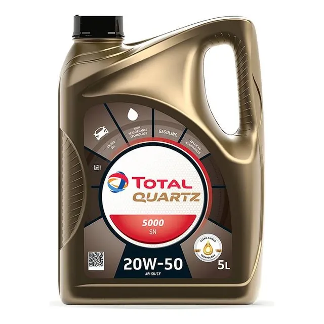 Total 20w-50 Mineral 5l Aceite Motor Gasolina
