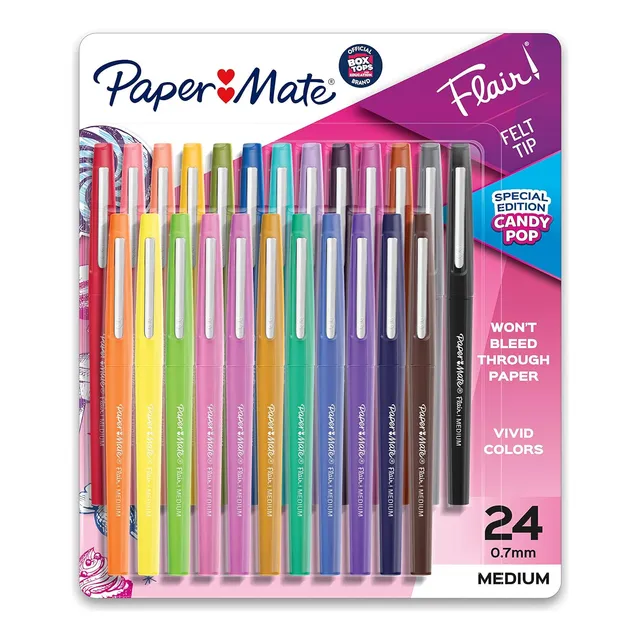 Plumas Punta Fieltro Paper Mate Flair, Punto Medio