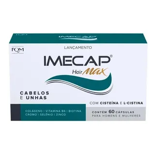 Imecap Hair Max Caixa 60 CĂĄpsulas Suplemento VitamĂnico Imecap Hair Max Caixa 60 CĂĄpsulas Suplemento VitamĂnico