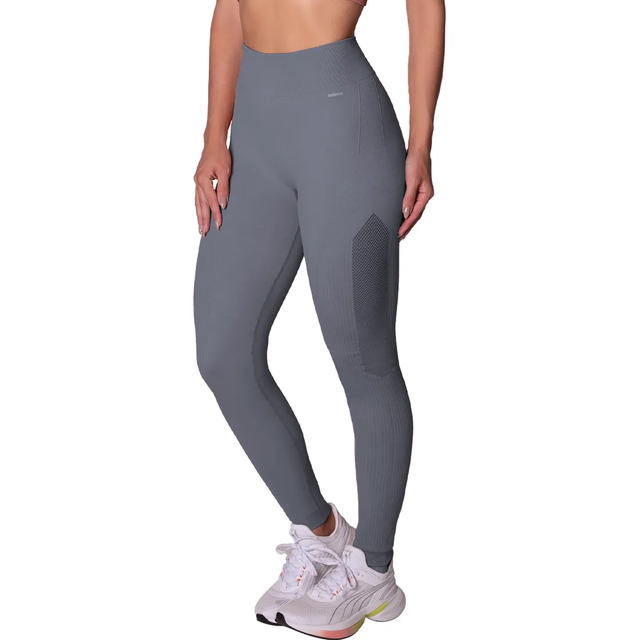 Calça Legging Fitness Selene Sem Costura Academia Treino Cinza Detalhado G - 42 A 44 Calça Legging Fitness Selene Sem Costura Academia Treino Cinza Detalhado G - 42 A 44