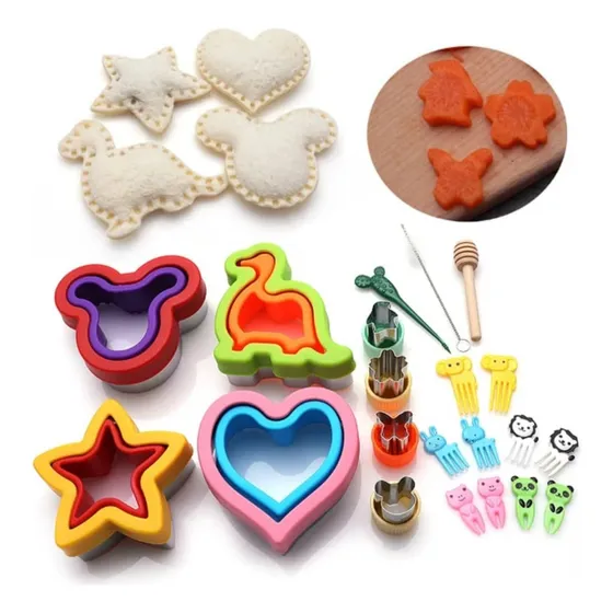 Cortador De Sandwich, Frutas Y Verduras De Niños 21pcs 