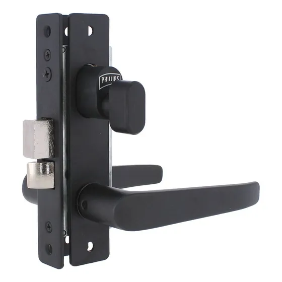 Cerradura Para Puerta Phillips Negro 520c Llave-marip Mx7050