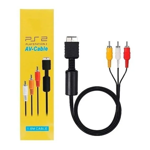 Cable Av Rca Ps1 Ps2 Ps3 Audio Y Video Play 