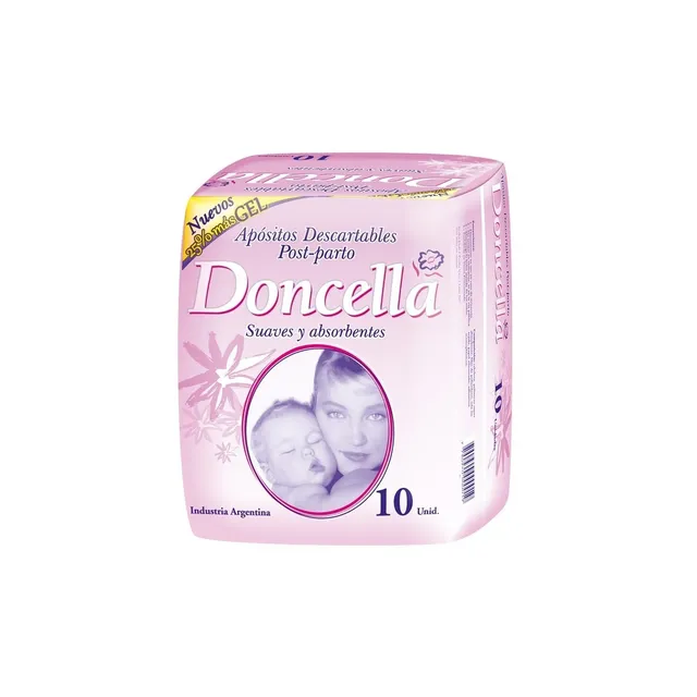 Apositos Post Parto Doncella X10 Unidades (4 Paquetes)