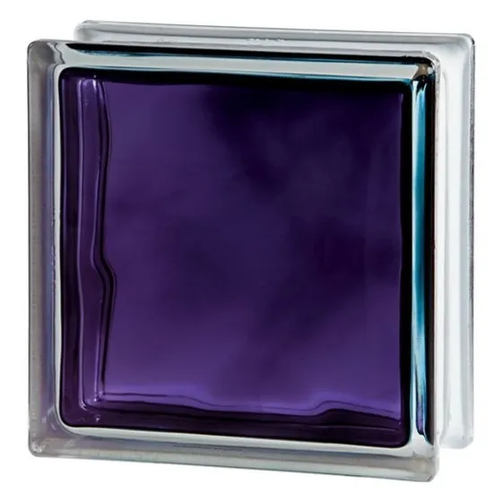 Ladrillo Vidrio Nube Colores Intensos 19x19cm Brilly Violet
