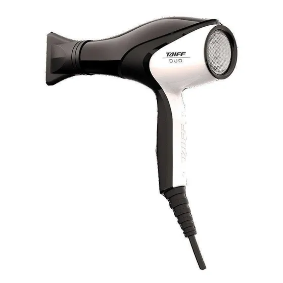 Secador De Cabelos Taiff Unique Duo Preto e Branco 2700W 127/220V Automático