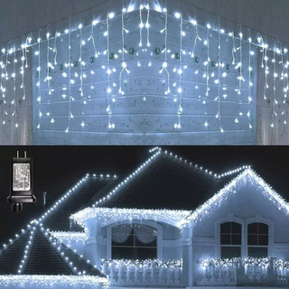 Luces Cascada Navideña Navidad De 1000 Leds 20m Multi Calida Luces Cascada Navideña Navidad De 1000 Leds 20m Multi Calida