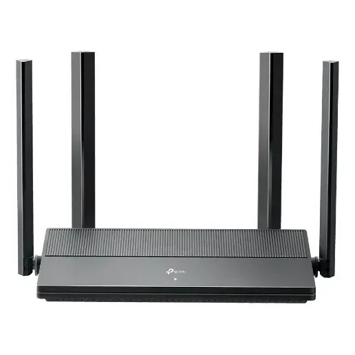 TP-Link EX1500 Roteador Wi-Fi 6 AX1500 Dual Band, 4 portas gigabit, cobertura até 140 m2, 60 dispositivos, configuração em 3 etapas, EasyMesh, baixa latência
