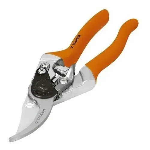 Tijera Podar 8 Aluminio Marca Truper (t-45) Color Naranja