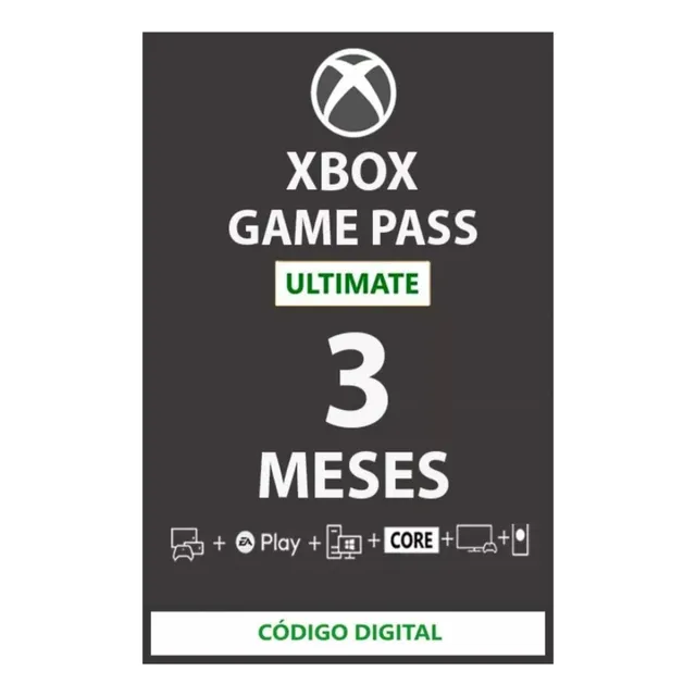 Xbox Game Pass Ultimate 3 Meses Digital