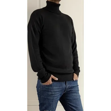 Sweater Tejido Hombre Cuello Subido Beatle.