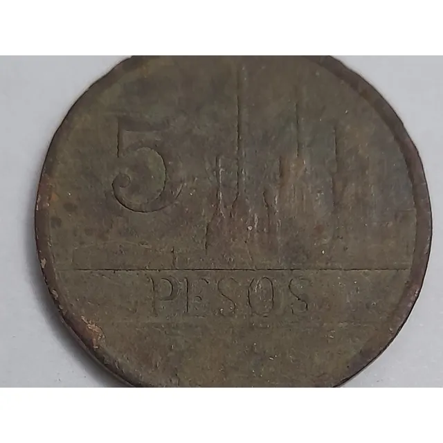 Moneda Colombia 5 Pesos 1980 Policarpa Guaca +obsequio