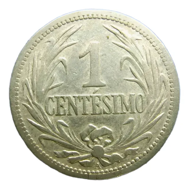 Uruguay 1 Centésimo Año 1901 En Buen Estado Vea Las Fotos.-