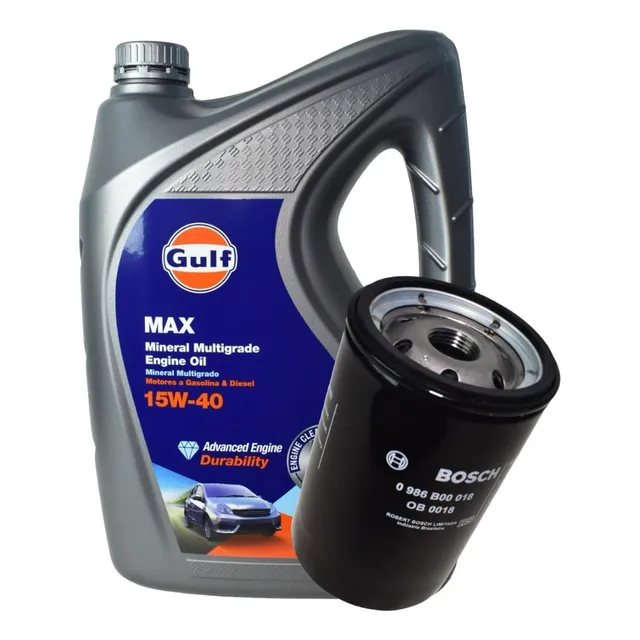 Kit Aceite 15w40 + Filtro Vw Gol 1.6 1.8 Ab9 Power Audi