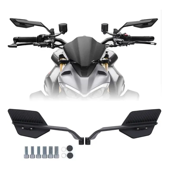 Alerón De Espejos Retrovisor Tipo Stealth Naked Max 2pcs New
