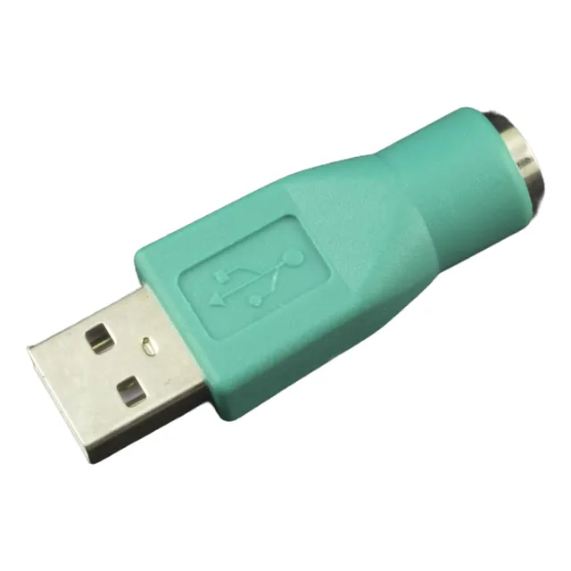 Adaptador Ps2 Hembra A Usb Macho Verde