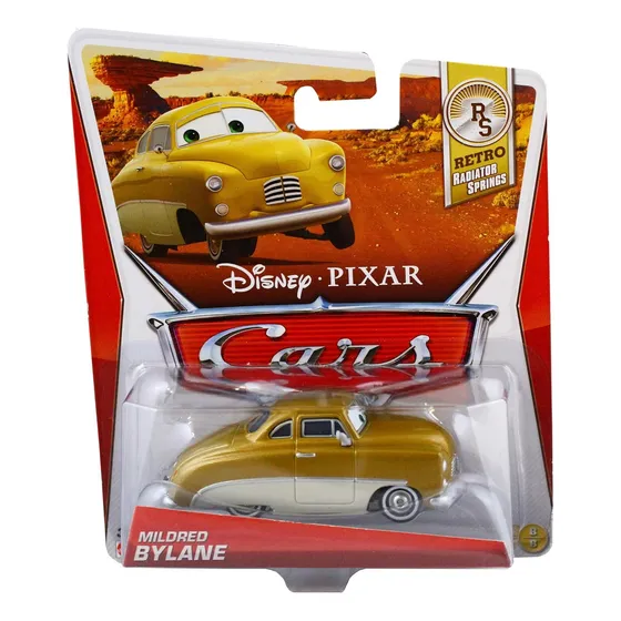 Coche De Metal Fundido Disney Pixar Cars Mildred Bylane 10cm