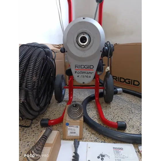 Máquina Industrial Ridgid K-1500 Usada Como Nueva