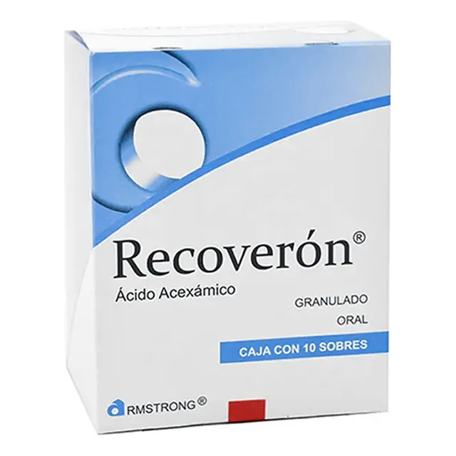 Recoverón Ácido Acexámico Granulado Oral Caja Con 10 Sobres