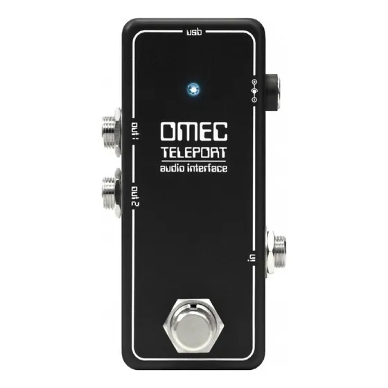 Orange Omec Teleport Interfaz Audio Usb Guitarra Electrica Color Negro