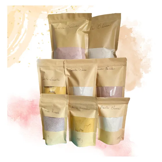 Arcillas | Blanca Caolin | Rosada | Amarilla 500gr