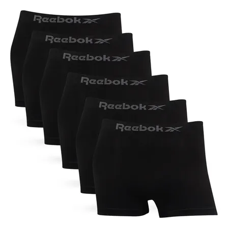 Kit 6 Cuecas Boxer Box Classic Microfibra Original Reebok