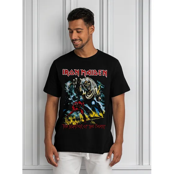 Iron Maiden The Number Of The Beast 331 Rock Metal Polera