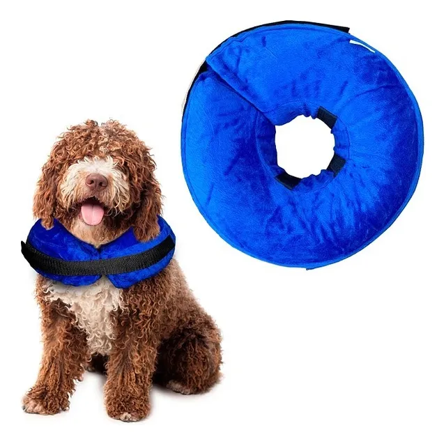 Collar Isabelino Donut Para Mascotas S