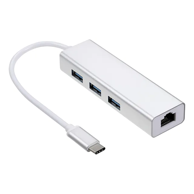 Adaptador Ethernet Tipo C 3.0 A Rj45 Para Macbook Pro/air