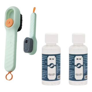 Cepillo Limpiador De Tennis+2pz Liquido Para Limpiar Gamuza Cepillo Limpiador De Tennis+2pz Liquido Para Limpiar Gamuza