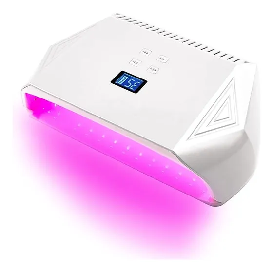 Lámpara De Uñas Gel Luz Roja Uv Recargable Leer Descripcion