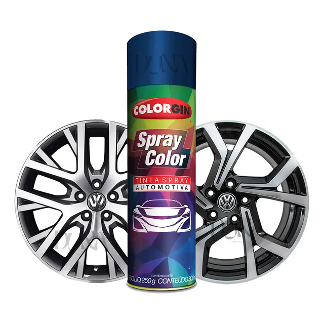 Tinta Spray Automotiva Para Rodas Colorgin 300ml
