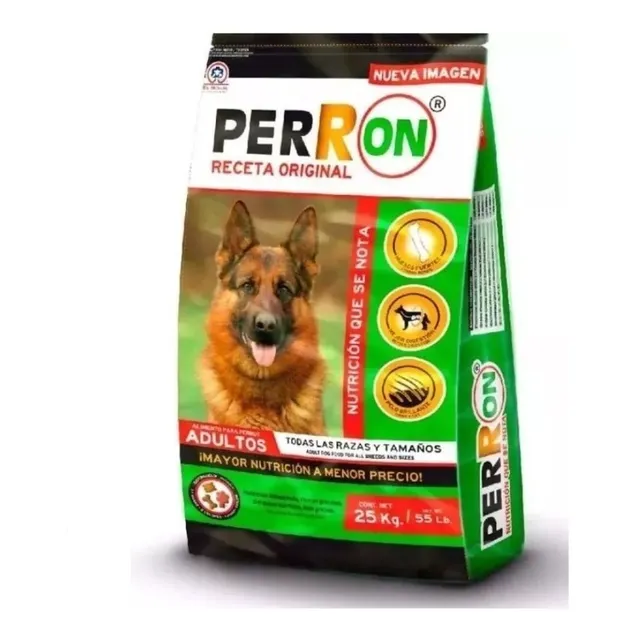Perron Adulto 25kg Croqueta Alimento Perro Todas Las Razas