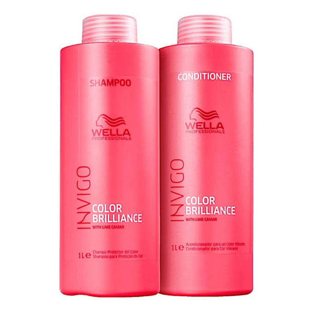 Kit Shampoo E Condicionador Invigo Color Brilliance Wella Kit Shampoo E Condicionador Invigo Color Brilliance Wella