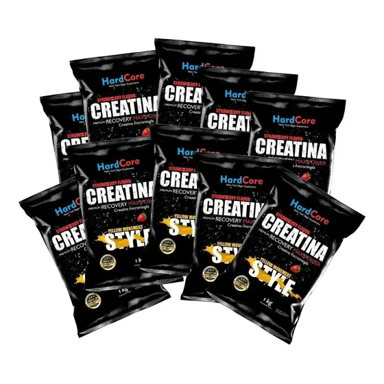 Creatina Pura Micronizada Saborizada Hardcore 10 Kg