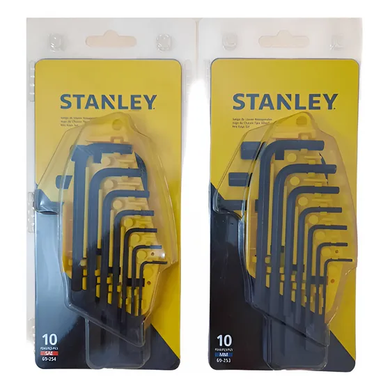 Juego De Llaves Hex. 10 Pza. Metricas 1,5 A 10 Mm Stanley
