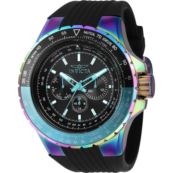 * Precioso Reloj Invicta Aviator Ss Unico Tiempo Exacto *