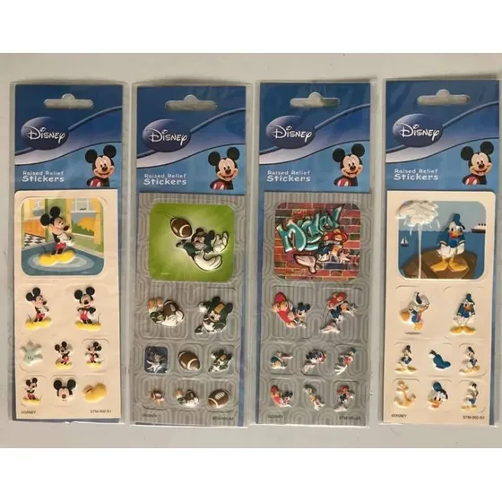 4x Stickers Disney Nuevas