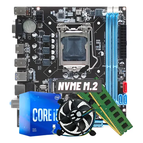 Placa Mãe Zx-h61c V2.3 Lga 1155 | Frete grátis