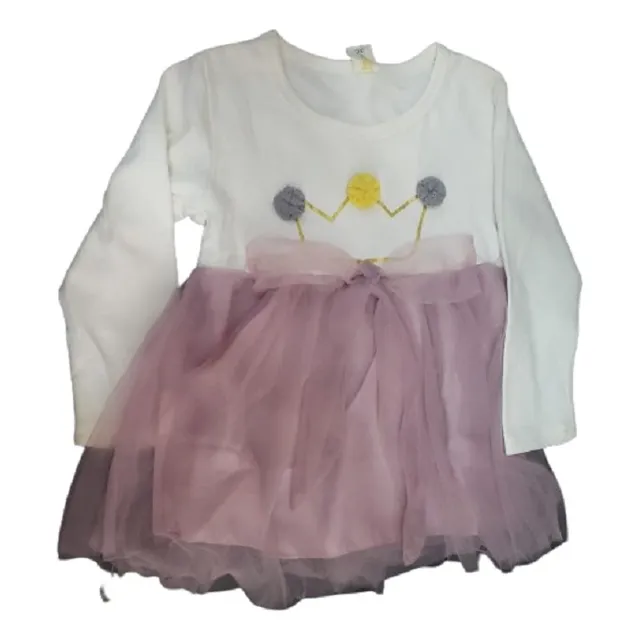 Vestido Tull Morado Importado Alta Calidad Modelo Exclusivo