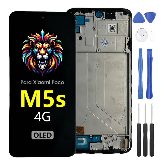 Pantalla Touch Oled Con Marco Para Xiaomi Poco M5s 4g