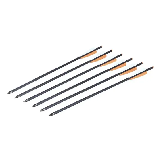 Kit Crosman con 6 flechas y flechas de aluminio con arco de 51 cm
