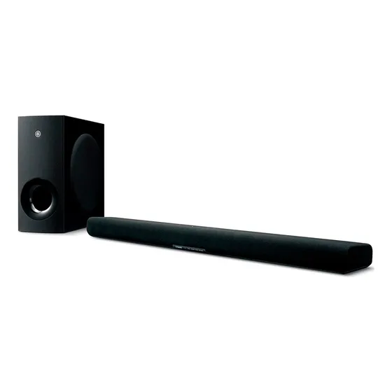 Yamaha Sr-b40a soundbar com subwoofer wireless dolby atmos cor preto 127/220V