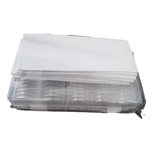100 Cápsulas Para Monedas Para Tamaños 17-30 Mm Incluye Caja