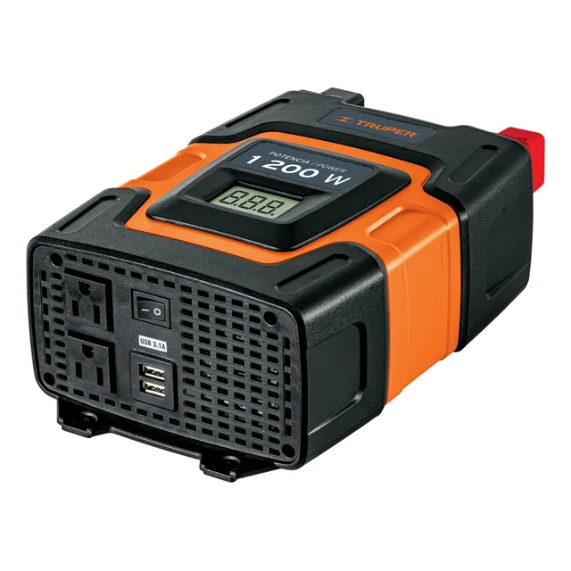 Inversor De Corriente De 1200 W Con Puertos Usb, Truper
