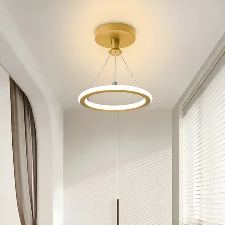 Luminária De Teto Moderna, 3 Cores Lustre Pendente Led Sala 127/220v