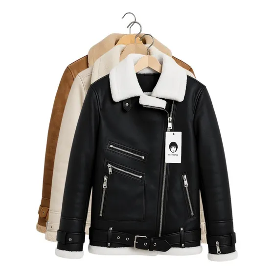 Campera Gamulan Cuero Corderito Calidad Premium